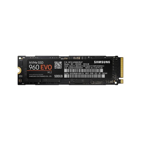 Samsung 960 EVO NVMe Series 500GB M.2 PCI-Express 3.0 x4 Solid State MZ-V6E500BW